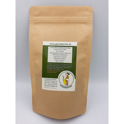 Couscous Gerstengras Mix Verpackung von hinten
