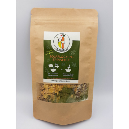 Sojaflocken SPinat mix Verpackung von vorne