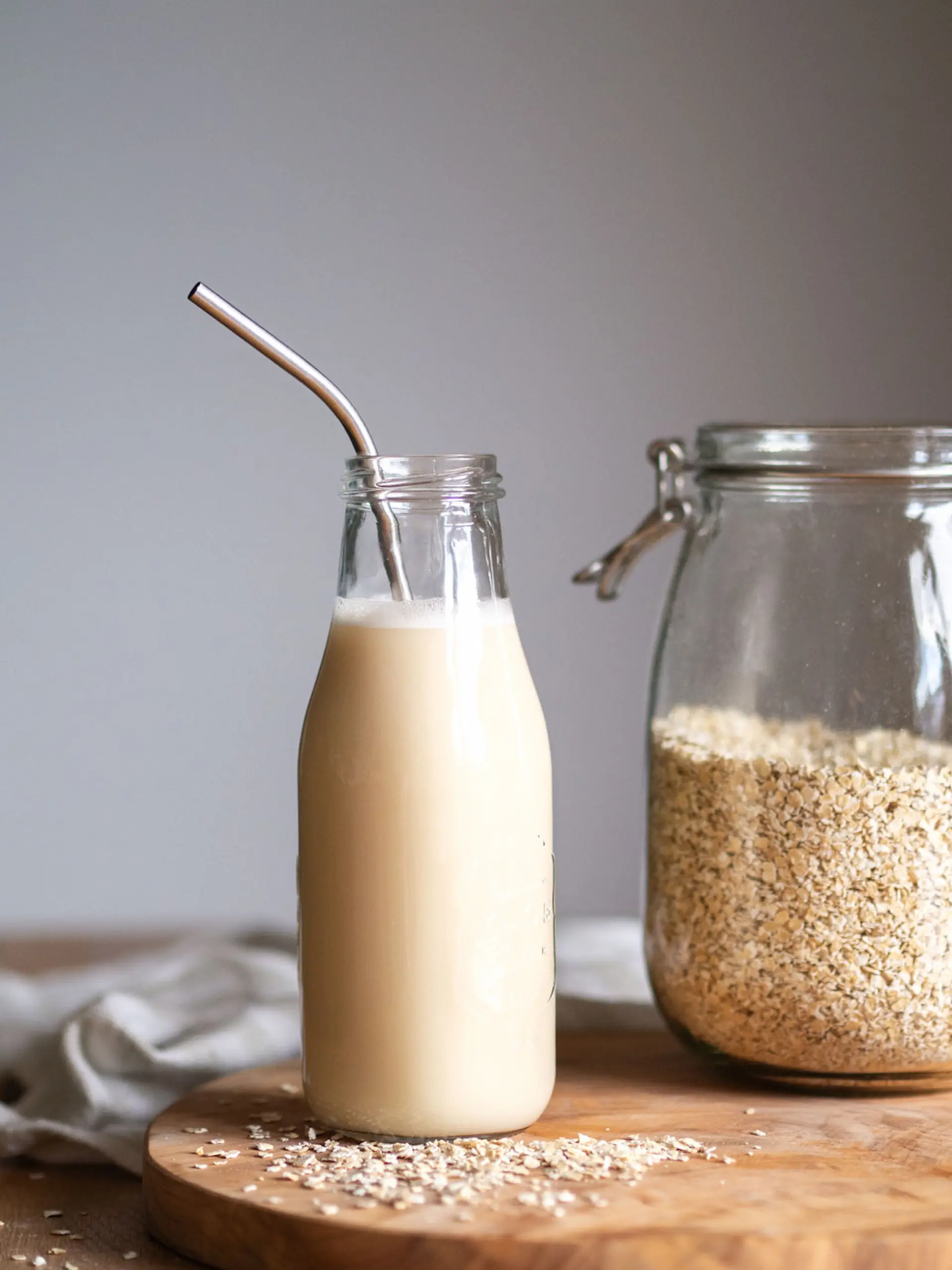 Haferdrink in Flasche